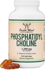 Double Wood Phosphatidylcholine 1,200mg – Brain & Liver Support Softgels