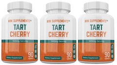 3 Tart Cherry Extract 900mg Gout Joint Pain Arthritis Supplements Anthocyanins