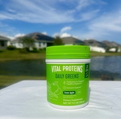 Vital Proteins Daily Greens – Green Apple Flavor, 9.3 oz (265g)
