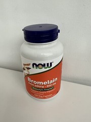 2 PACK NOW FOODS Bromelain 500 mg 120 Veg Capsules BB 7/28 U55