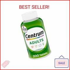Centrum Adult Multivitamin/Multimineral Supplement with Antioxidants, Zinc, Vita