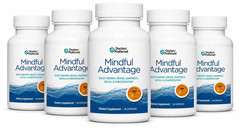 5 Pack Mindful Advantage Brain Supplement for Memory and Focus – 30 Caps