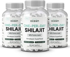 3x Organics Ocean One-Per-Day for Men and Women – Natural and Potent Shilajit