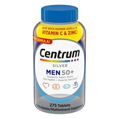 Centrum Silver Men 50+ Multivitamin 275 Tablets Daily Supplement EXP 06/2027