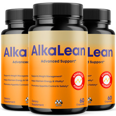 (3 Pack) Alkalean Advanced Weight Management Support Supplement 180 Capsules
