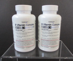 *2* B-COMPLEX Vitamins 120 Veggie Caps Superior Labs (Lot of 2) Exp 04/2025