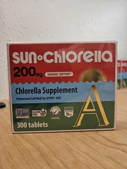 Sun Chlorella 200 mg by Sun Chlorella 300 Tablets Best By 01/29 + Free Shipping