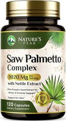 Saw Palmetto for Men Prostate Supplement, Potent 3X Formula with Stinging Nettle
