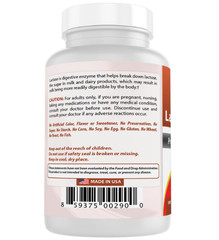 US STOCK Best Naturals Lactase Enzyme 3000 FCC Dairy Digestive 180 Tablets