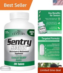 Explore Vitality with Sentry Senior Tablets – 265 Count for Optimal Wellness