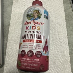 Kids, Morning Multivitamin With Lutein, Apple Berry Blast, 15.22 fl oz (450 ml)