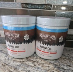 2-PACK ROUNDHOUSE PROVISIONS MORNING KICK-DIGESTIVE POWDER-STRAWBERRY LEMONADE