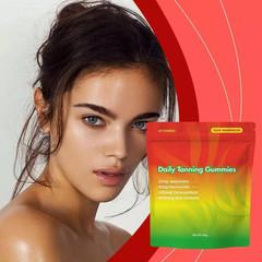 Daily Tanning Gummies Supplement – 60 Gummies 30-Day Supply 1/2/3Bags