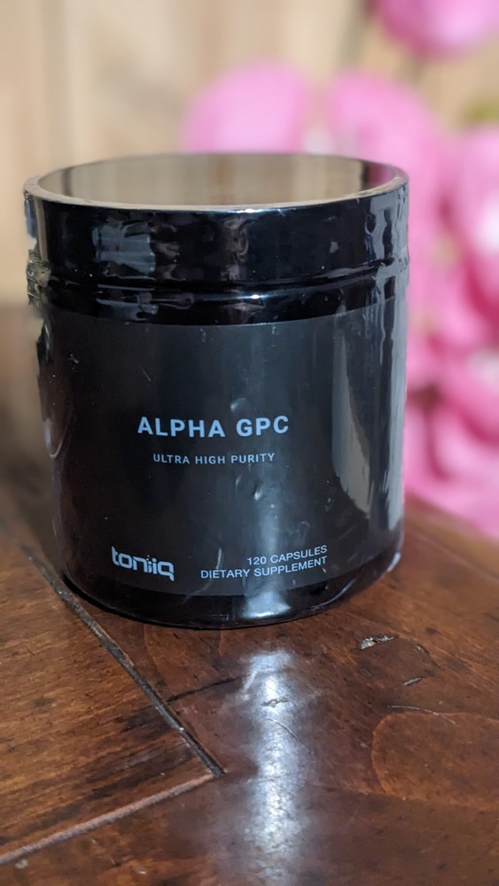 Toniiq Ultra High Purity Alpha GPC 120 Capsules 600mg Concen Formula EXP 05/27