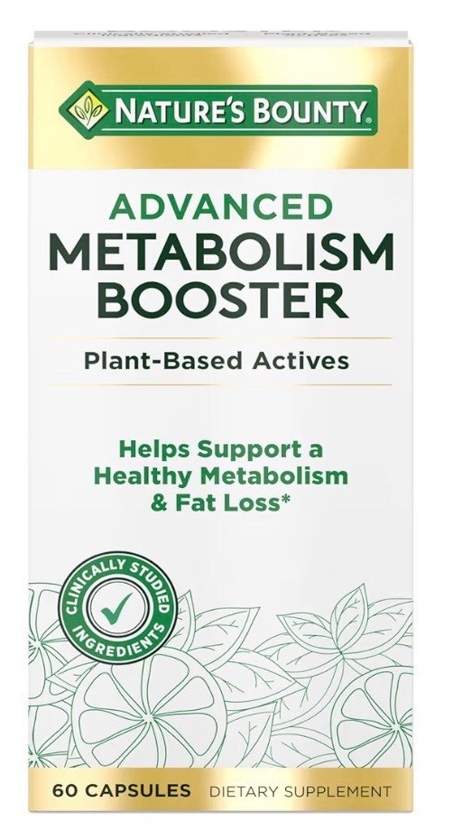 Nature’s Bounty Advanced Metabolism Booster 60 Capsules Dietary Supplement