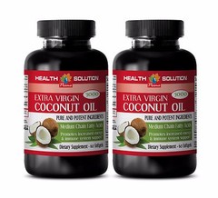 Antioxidant complex- COCONUT OIL EXTRA VIRGIN 3000mg -Natural acids vitamins- 2B