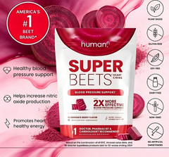 humanN Super Beets, Nitric Oxide & Heart Wellness Chewable Supplement