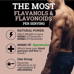 2 PACK! Black Forest High Flavanol Cocoa Powder and Flavonoid Supplements 1200mg