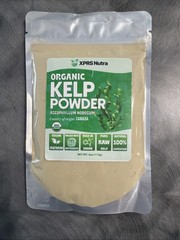ORGANIC KELP POWDER Ascophyllum Nodosum Seaweed Iodine Source for Thyroid Skin