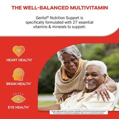 Geritol Multivitamin Supplement Contains B-Vitamins, Antioxidants, Iron 40ct