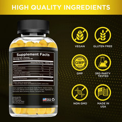 Creatine Gummies for Men & Women – Creatine Monohydrate Gummies for Strength, Mu