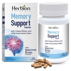 Herbion Naturals Memory Support 60capsules Each 3pk=180caps Exp03/26