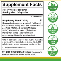 Lifetones Uric Acid Support Capsules – 60 Count