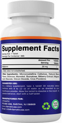 Vitamatic Melatonin 20mg – 1 Year Supply | Natural Berry Flavor – 365 Tablets