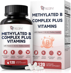 16-In-1 Methylated Multivitamin Plus, Methylated B Complex with Vitamin B12 &…