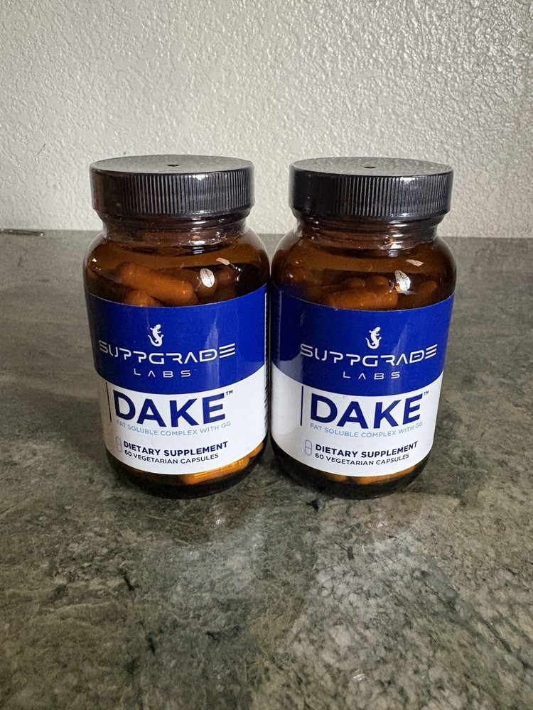 2x Suppgrade Labs DAKE Fat Soluble Complex with GG Supplement Exp 11/2027