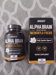 Alpha Brain Memory Focus Daily Cognitive Support 90 Caps Exp. 11/2027