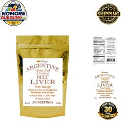 Nutrient-Dense Argentine Beef Liver Powder, 4.2 oz – Supports Energy & Vitality