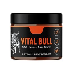 Vital Bull Beef Organ Supplement for Men – Grass Fed Organs with Heart
