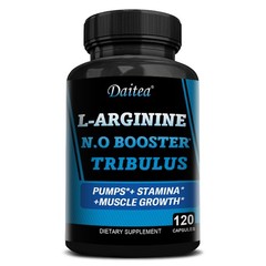 Nitric Oxide Booster 400 Mg Enhances Energy Promote Muscle Growth 120 Capsules