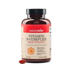 NatureWise Vitamin B Complex for Women and Men – with Folic Acid Biotin B1 B2 B3