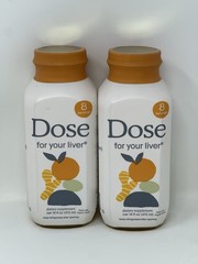 Dose For Your Liver 16oz Dietary Supplement Turmeric Milk Thistle 07/27 Lot Of 2