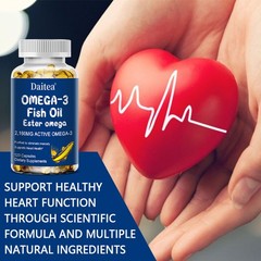 Omega-3 Fish Oil Ester 2160Mg Essential Fatty Acids EPA +DHA-30/60/120 Capsules