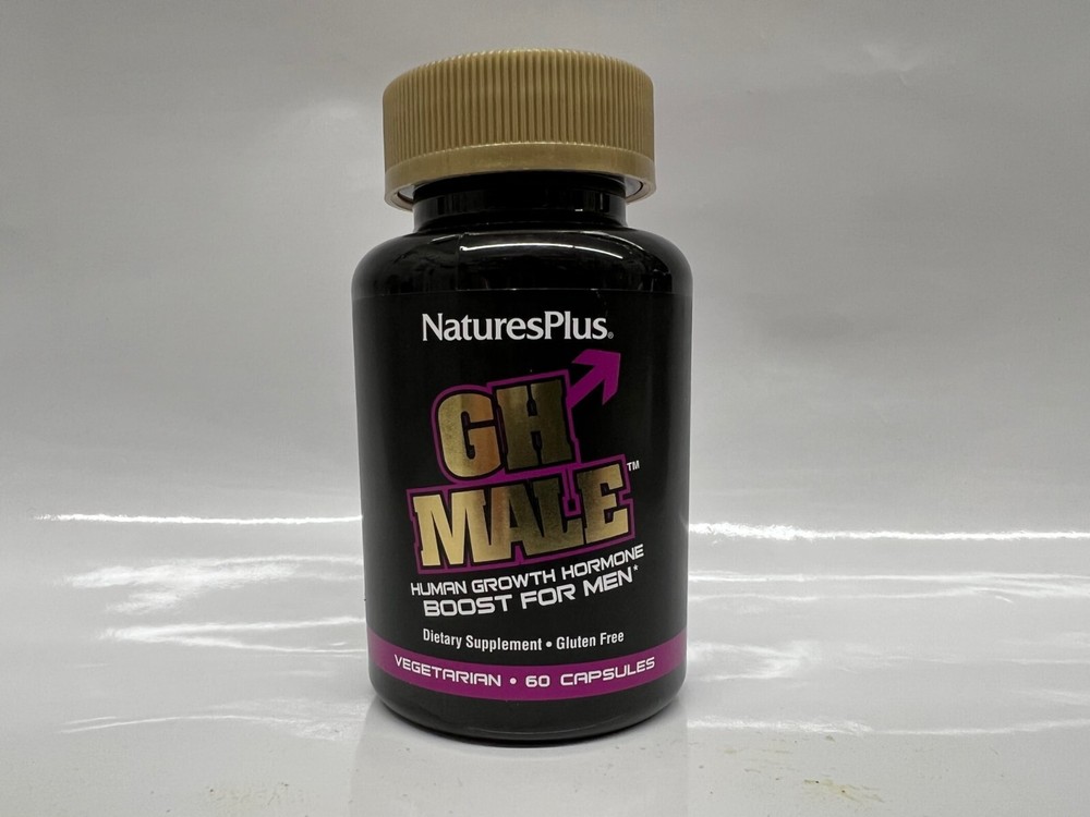 Nature’s Plus GH Male Hormone Boost For Men 60 Caps New Sealed 11/2024+