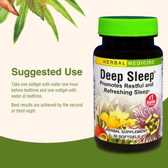 Herbs Etc. Deep Sleep Soft Gels – 30 Count (Pack of 1)