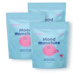 NEW 3PCS JoySpring Mood Munchies | Saffron Gummies for Mood & Focus Support