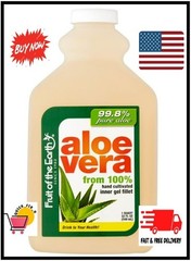 Fruit of the Earth Aloe Vera Juice, 32 fl oz – Single Bottle