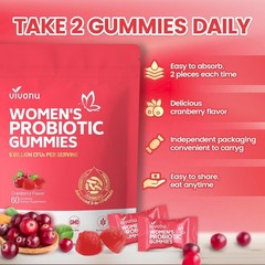 Vaginal Probiotics for Women, Feminine Balance pH Gummies 60pcs/1bag