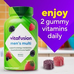 Vitafusion Men’s Multivitamin Gummies | 120 Gummy 120 Count (Pack of 1)