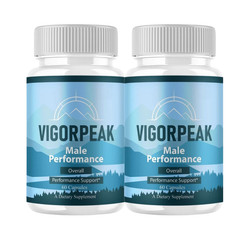 2-Pack Vigor Peak Capsules – VigorPeak Supports Daily Mens Health – 120 Caps