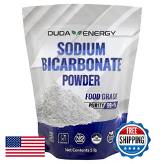 Duda Energy 5 Lb Usp Pure Sodium Bicarbonate Powder Organic Food Grade Listed