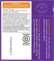 New Chapter Vitamin C+ Gummies, Organic, Vegan, Non-GMO, Gluten Free, 60 Count