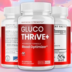 (1 Pack) Gluco Thrive Advanced Support Blood Supplement GlucoThrive 60 Capsules