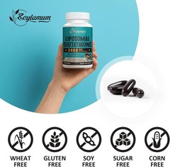 2400 MG Liposomal Glutathione Softgels, Max Absorption, Active Form L-Glutath…