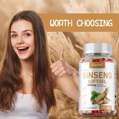Panax Ginseng 2000mg – High Strength Ginsenosides, Increased Energy & Endurance