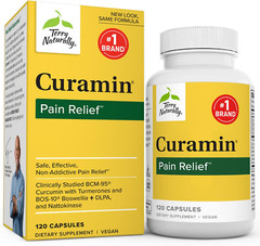 Terry Naturally Curamin Capsules, Pain Relief Supplement with Curcumin Turmeric